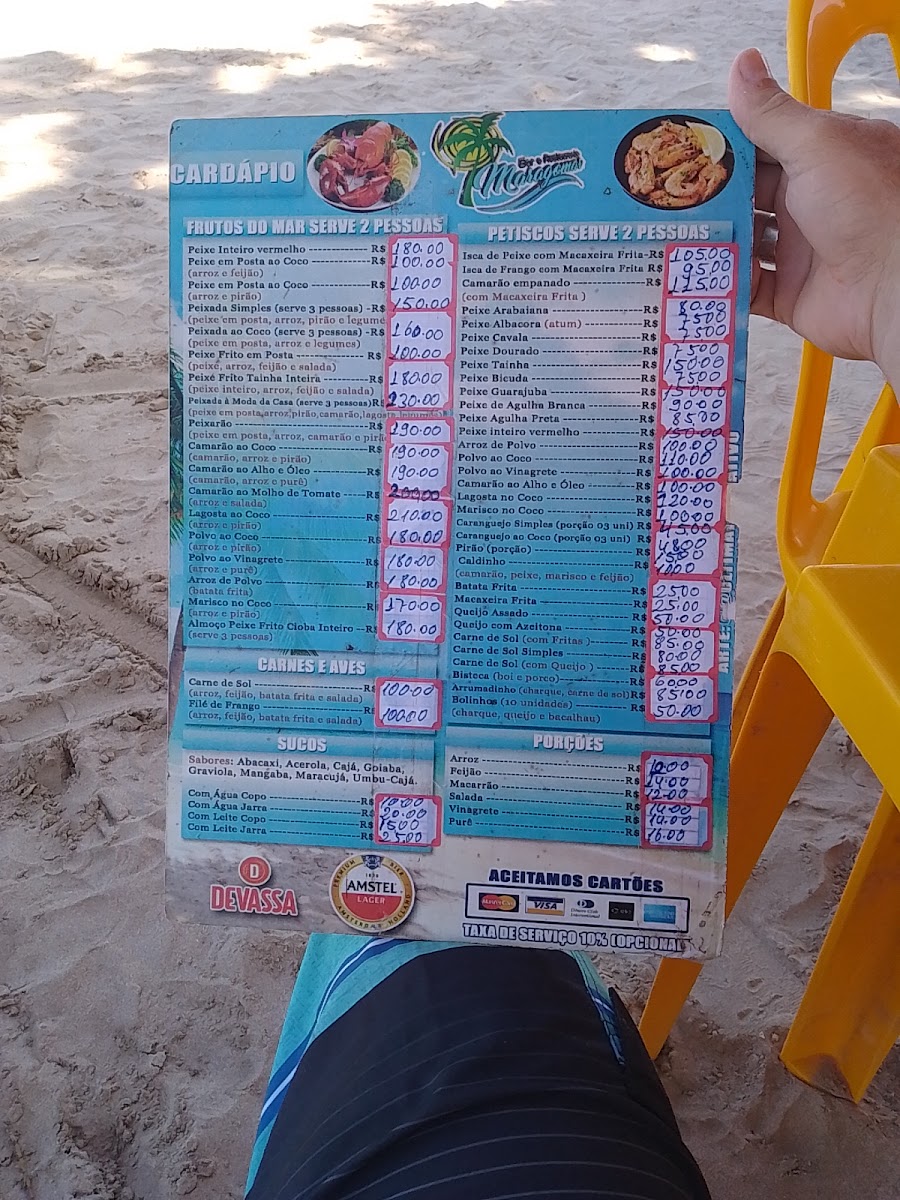 Menu Maragomar Bar E Restaurante.-1